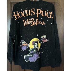 Disney Hocus Pocus Villain Spectacular Halloween‎ Adult Spirit Jersey XL - BNWT